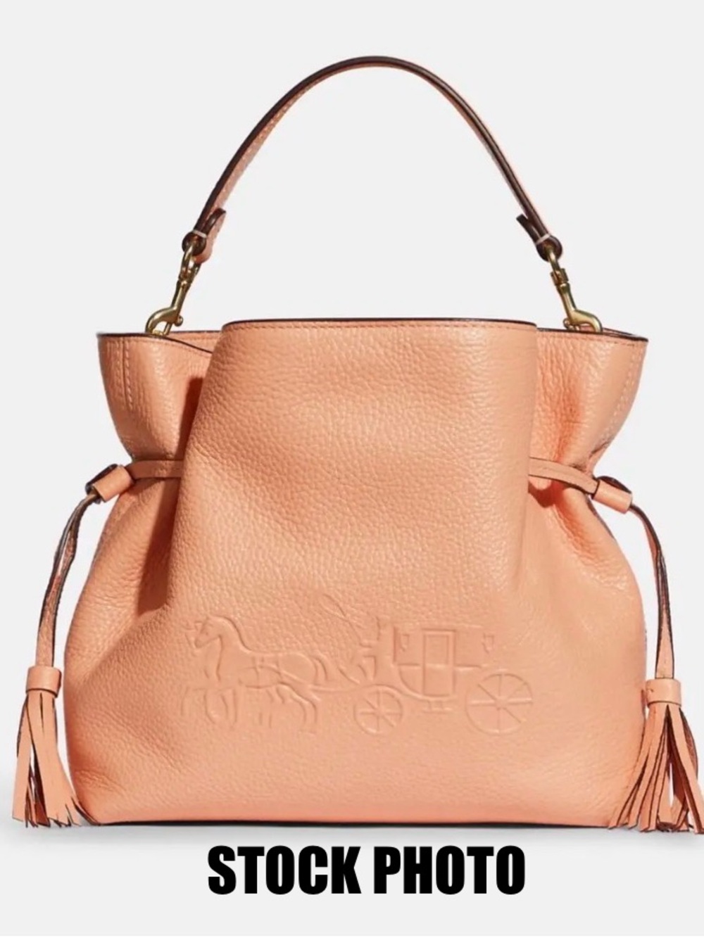 COACH Andy Horse & Carriage Pebble Leather 2Way Crossbody/Satchel - Picture 13 of 16